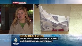 Visoka izlaznost ide na ruku opoziciji na historijskim izborima u Poljskoj [upl. by Refotsirhc]