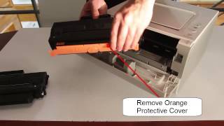 How to change Toner Cartridge Samsung MLTD103S in Samsung ML2955DW [upl. by Nabla459]