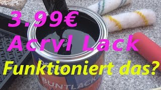 DIY Tischplatte Lackieren mit 399€ Lack klappt das Teil I [upl. by Helga581]