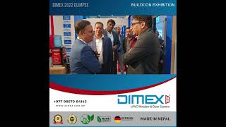 Dimex uPVC  Buildcon 2023  Nepals Best uPVC Profile Manufacturer [upl. by Eitac]