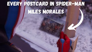 How to get all the postcards on scavenger hunt in Spiderman Miles Morales [upl. by Annoval]