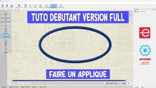 Tuto Débutant Exubérance et Artistic Digitizer full Comment faire de lappliqué [upl. by Tippets471]