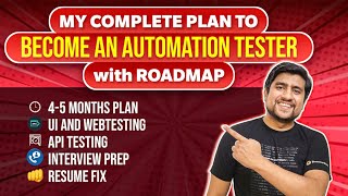 My Complete Plan to Become an Automation Tester with ROADMAP 2023  TheTestingAcademy [upl. by Zuzana195]