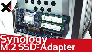 Synology M2 SSDAdapterkarte installieren M2D17 SSDCache  iDomiX [upl. by Oisorbma]