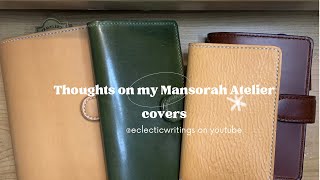 Thoughts on my Mansorah Atelier covers [upl. by Auqinahs]