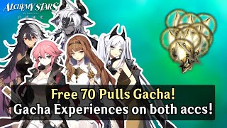 Alchemy Stars Gacha Free 70 Pulls Gacha Experience [upl. by Auhso]