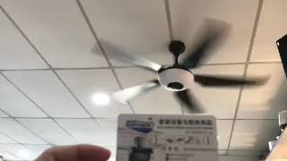 ELMARK LED CEILING FAN AIRBUS 757 DEMO AT KCE NORTHERN SANITARY WARE [upl. by Adyol333]