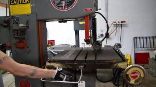 Doall 20 bandsaw blade welder grinder 2012 1a vari speed machine [upl. by Swetlana]