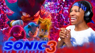 SONIC THE HEDGEHOG 3 TRAILER REACTION  Sonic 3  Shadow the Hedgehog [upl. by Saunders]