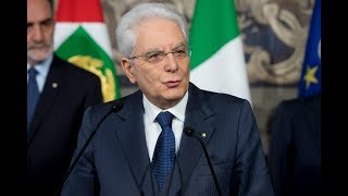 Dichiarazione del Presidente della Repubblica al termine delle Consultazioni [upl. by Nomis]