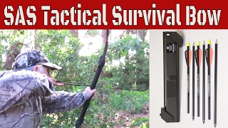 SAS Tactical Survival Bow Review  The Best Compact Folding Bow For Hunting Bushcraft Or Prepping [upl. by Howes]