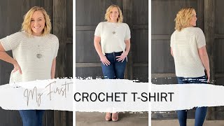 Your First Crochet TShirt A StepbyStep Tutorial for Beginners [upl. by Tnarud]