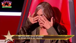 The Voice 2023  Zazie en larmes le départ d’un de ses talents [upl. by Bonney]