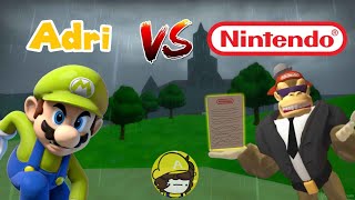 SM64 Bloopers Adri se enfrenta al señor Nintendo [upl. by Eniahpets265]