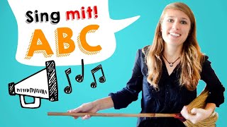 GERMAN PRONUNCIATION 2 Learn the GERMAN ABC SONG and SING WITH ME PARODY 🎵🎵🎵 [upl. by Nuawaj943]