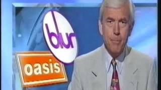 Oasis vs Blur BBC News [upl. by Truelove844]