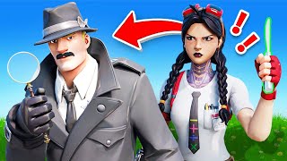 CLUE Board Game Undercover MYSTERY in Fortnite [upl. by Hoenack]