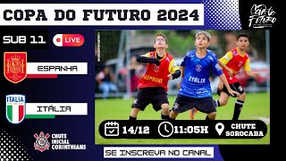 ESPANHA X ITALIA  SUB 11  COPA DO FUTURO [upl. by Aicilra993]