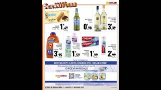 Volantino CONAD 🛒dal 17 al 21 Novembre 2023 [upl. by Aicilihp]