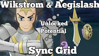 Wikstrom And Aegislash Sync Grid Unlocked Potential  Pokemon Masters EX [upl. by Eisnil]