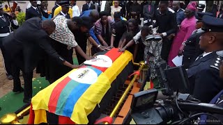 Gunshots fired as Karamoja’s most loved Hon Simon Peter Aleper is laid to rest Children speak out [upl. by Annaeirb]