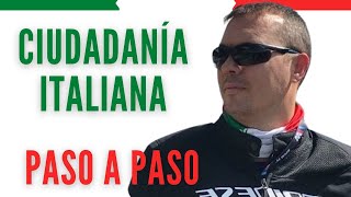 CIUDADANÍA ITALIANA EN ITALIA PASO A PASO [upl. by Edobalo]