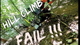 Hill Climb Fails  Super tight single track  KTM 300 XCW [upl. by Pollack672]