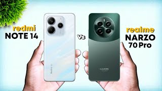 redmi note 14 5g vs realme narzo 70 pro 5g [upl. by Wyatan924]