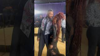 Jonathan Majors amp Meagan Good Share A Moment At The naacpimageawards [upl. by Terryl]