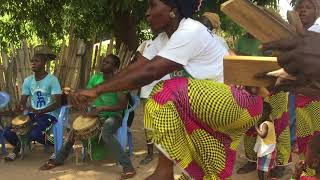 Jola Cultural dance in Berrending Gambia [upl. by Sucramad11]