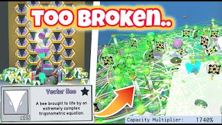 Bee Swarm Simulator Test Realm VS 75 Vector Bees is too broken [upl. by Biernat]