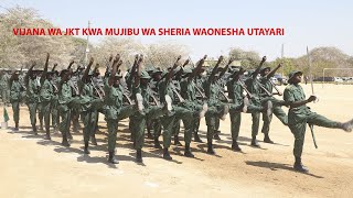 HEBU TAZAMA VIJANA WA MAKUTUPORA JKT KWA MUJIBU WA SHERIA WALIVYOONYESHA UKAKAMAVU SIKU YA KUHITIMU [upl. by Cleodel999]