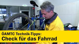 Sicherheitscheck fürs Fahrrad  das gehört kontrolliert  ÖAMTC [upl. by Onaimad]