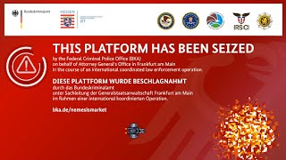 Nemesis Dark Web Market Gets Seized by German Federal Police [upl. by Krell]