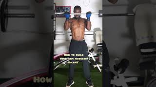 HOW TO BUILD ARM MUSCLESBICEPS CHALLENGE WITH MY COACH [upl. by Araccot]