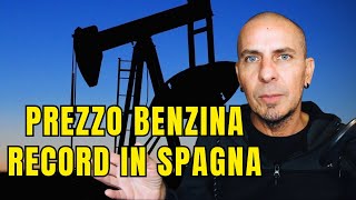 Prezzo benzina record in Spagna [upl. by Eenert]