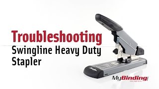 Troubleshooting the Swingline Heavy Duty Stapler [upl. by Zwart]