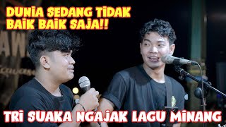 Lagu Minang Lamak Katan Sampai Rangkuangan  Ody Malik Live Ngamen Nando Satoko ft Tri Suaka [upl. by Dlaner]