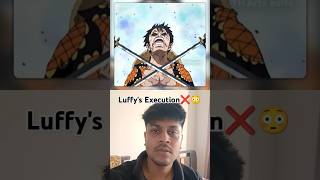 Luffys Execution 💀😯 luffy onepiece anime zoro marine shorts viralshorts animereaction [upl. by Hcirteid]