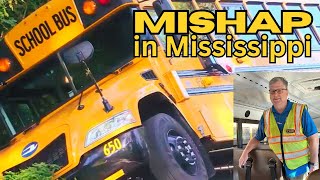 SCHOOL BUS MISHAP in Gulfport Mississippi busdrivers schoolbusdriver schoolbus mississippi [upl. by Elocaj]