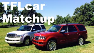 2015 Lincoln Navigator vs 2014 Navigator Matchup First Drive Review Old vs New [upl. by Akinnej]