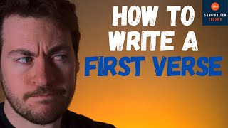 How To Write A First Verse [upl. by Fisher]