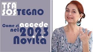 Come si accede al TFA sostegno 2023 le novità [upl. by Reilly]