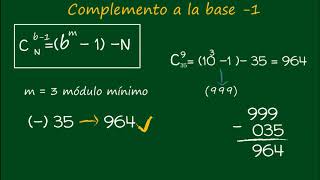 Complemento a la Base y Complemento a la Base1 [upl. by Vandyke]