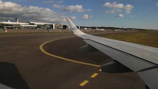 Take off from Göteborg Landvetter Airport GOT Sweden  KLM Embraer 190  May 2019 [upl. by Nnylaehs]