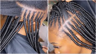 Learn 3 Layer braided Updo ponytail Tutorial on Natural hair Summertime Go To Braids  Outre hair [upl. by Cammy]