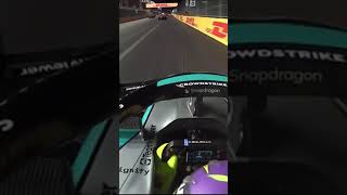 Lewis Hamilton Reaction to P2 Post Race Radio  Las Vegas Grand Prix 2024 f1 [upl. by Amikay]