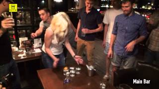 Bar Game 2 Bar Pong Барные игры от BarTrip в барах Москвы MAIN BAR [upl. by Lavella677]