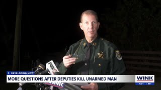 Charlotte County Sheriff addresses deputyinvolved shooting [upl. by Lissy]