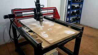 CNC Router 1000x800x130 mm Usinagem Banco em MDF 15 mm [upl. by Luci]